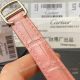 Swiss Quartz Cartier Medium Ballon Bleu 33 Double-row Case Pink Leather Strap (6)_th.jpg
